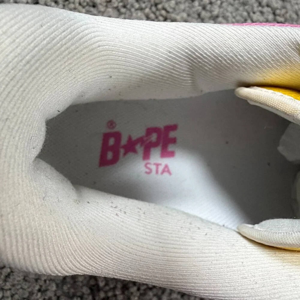 Vintage Bathing Ape (BAPE) Bapesta FS-001 Low - Size 24/6 - Like New - Nigo Y2K - Picture 7 of 16